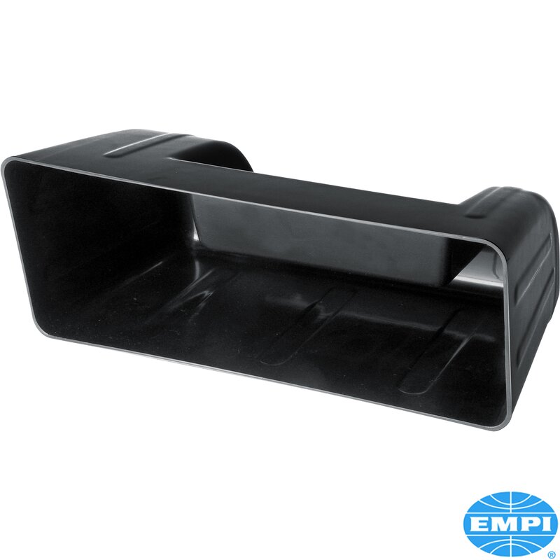 Skjult stereo hanskeboks, plast, sort