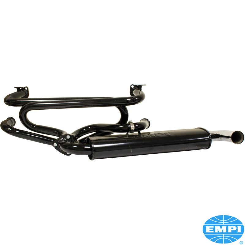**NCA** EMPI Premium Single Quiet Pack Exhaust System - Type 1 Engines (Not 1200cc)