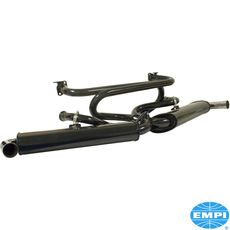 EMPI Premium Twin Quiet Pack Exhaust System - Type 1 Engines (Not 1200cc)