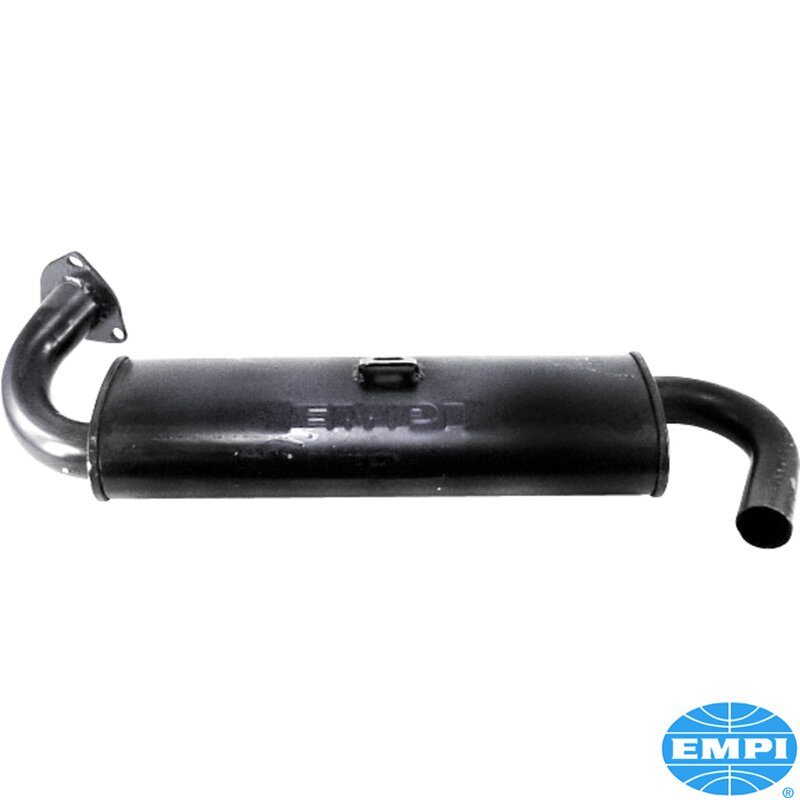 EMPI Single Quiet Pack Exhaust System - Type 1 Engines (Not 1200cc)