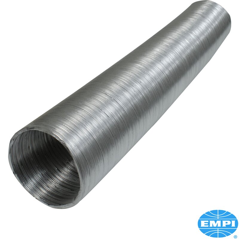 60mm Aluminium Air Hose - 1000mm Long