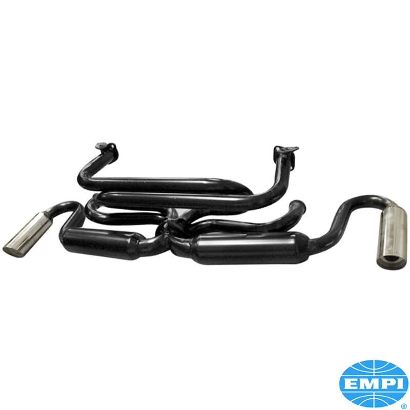 EMPI Euro Twin Tuckaway Exhaust System - Type 1 Engines (Not 1200cc)