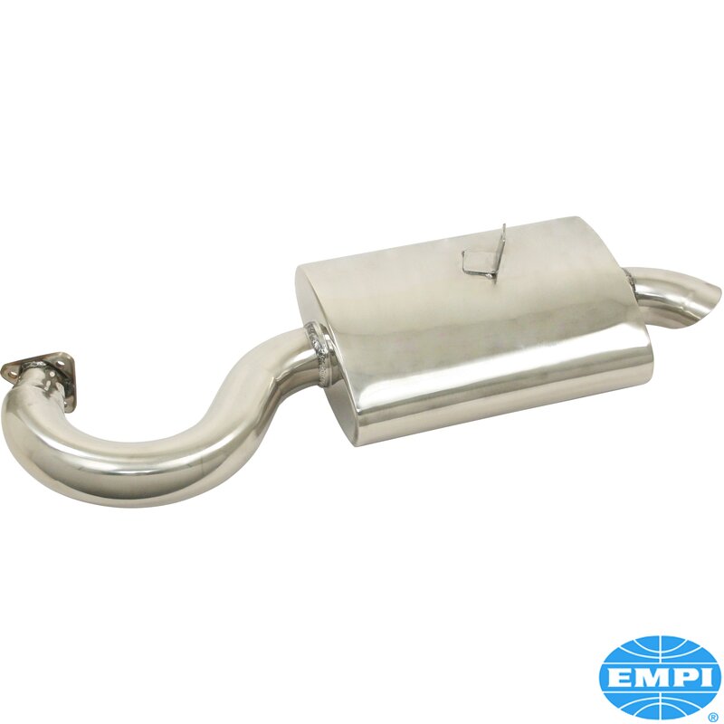 EMPI Merged PHAT Boy Muffler - Stainless Steel