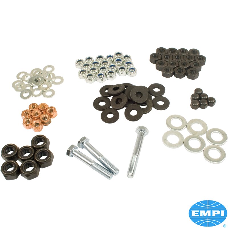 Deluxe Engine Hardware Kit - For 8mm Head Stud Crankcases