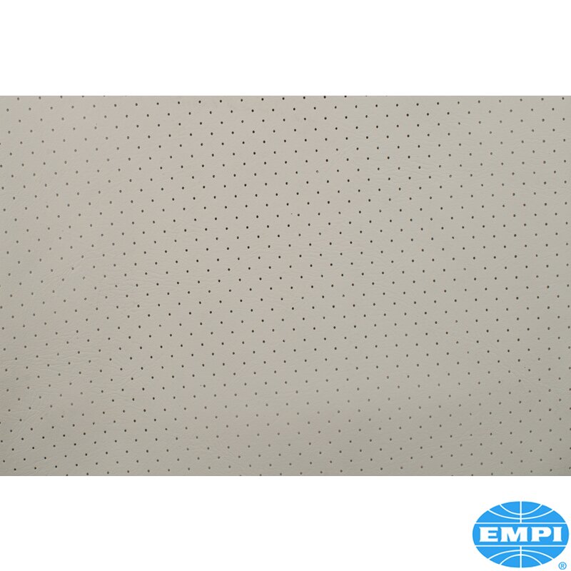 White Perforated Ivory Vinyl Headliner Material (36