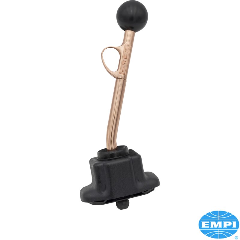 Triggergirspak, kobberbelagt med svart knott, kort, total lengde 12"