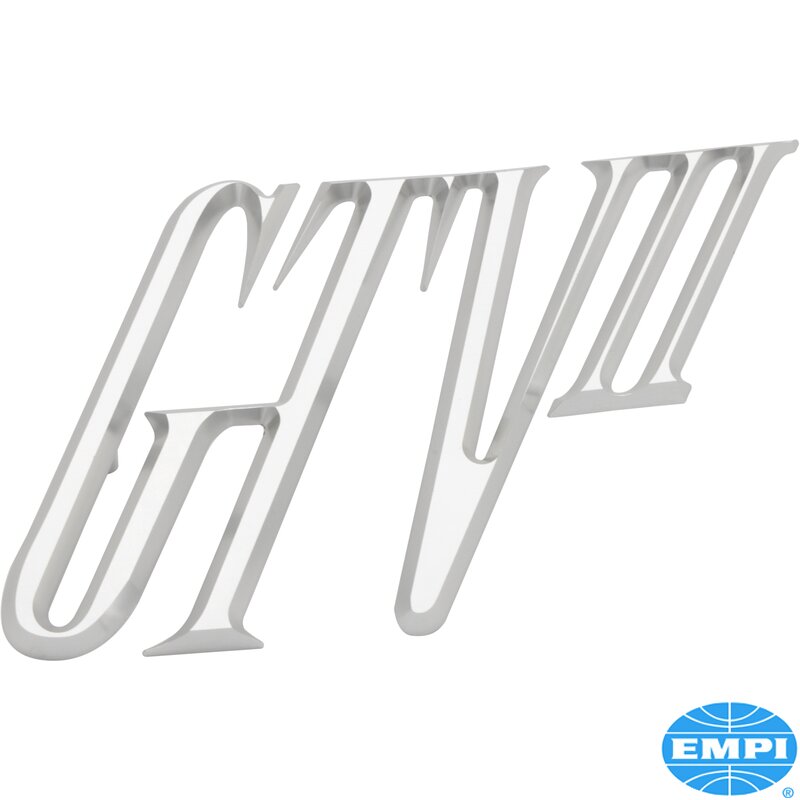 Beetle Billet Aluminium GTV 2 Deck Lid Badge