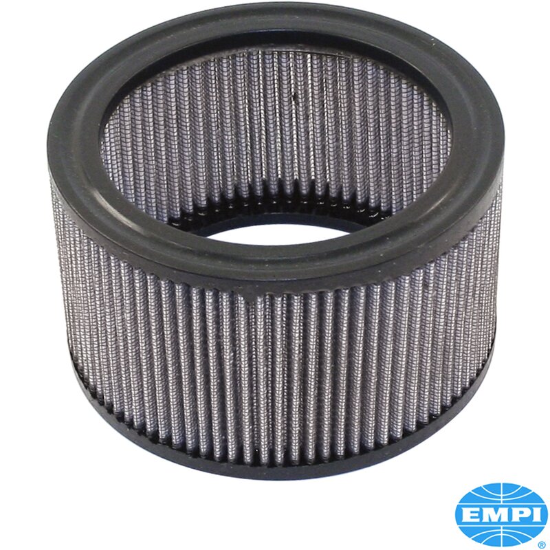 Chrome Oval Air Filter - IDF Carburettor Air Filter - (83mm Or 3.27inch Tall)