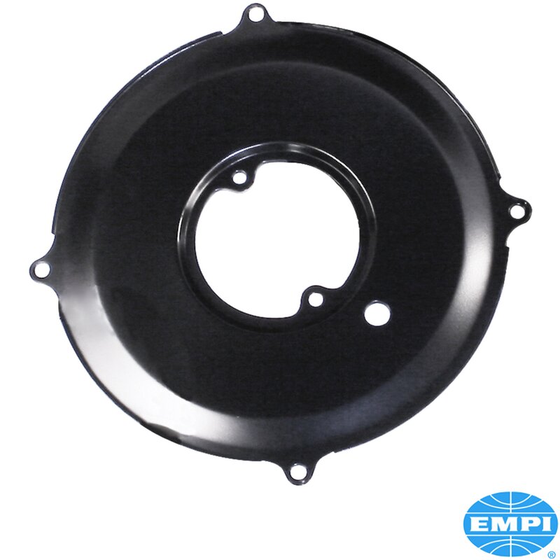 Black Alternator Backing Plate (Also Fits 30Amp Dynamo)