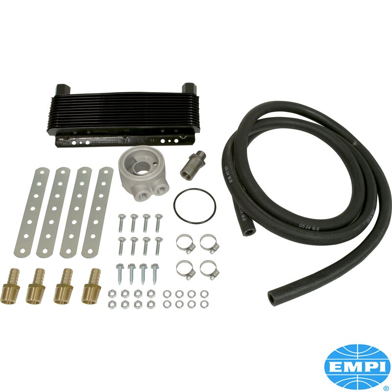 24 Plate Mesa Oil Cooler Kit With Sandwich Plate - Type 4 And Waterboxer Engines