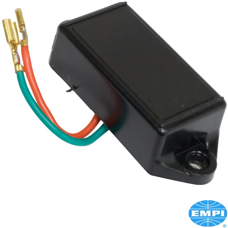 Spenningsregulator. Passer til Empi-dynamoer nr. 00-9445-7, 00-9453-7 og 00-9463-7