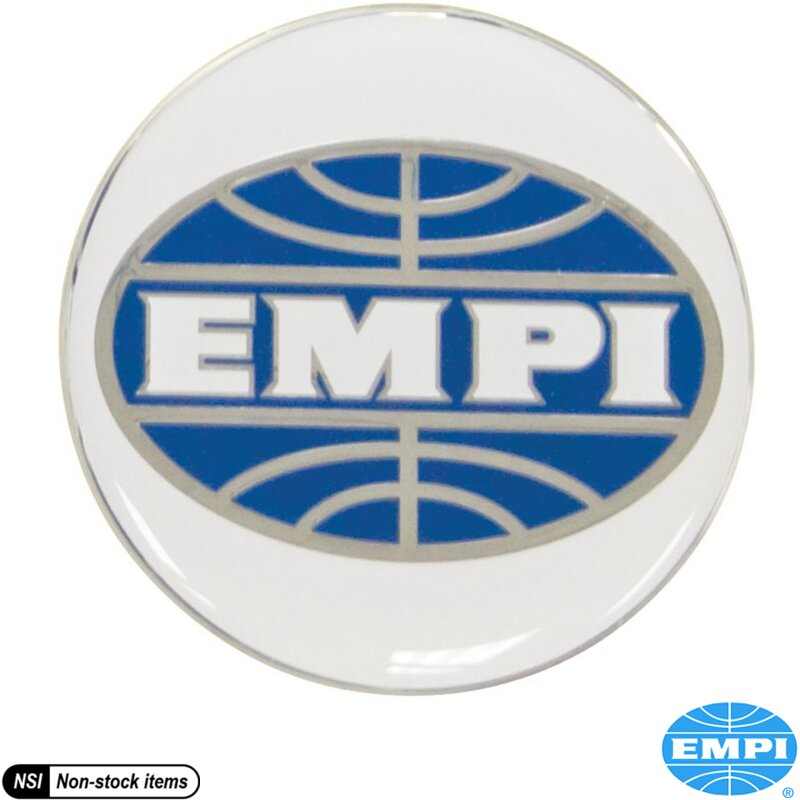 Navkapselsett med Empi-logo, Ø43 mm, 4 stk