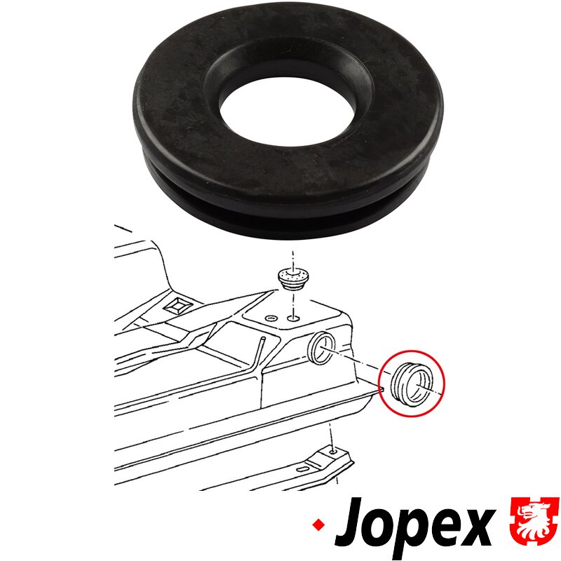 T25 Fuel Filler Neck Conversion Seal - To Fit Late Filler Tubes To Early Tanks