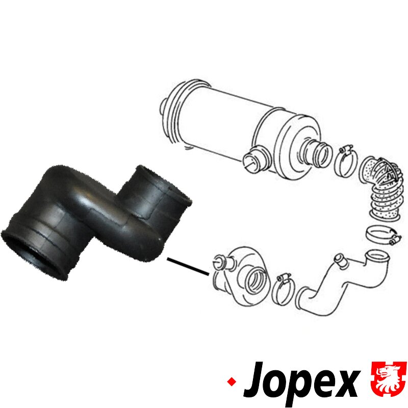 Type 25 Air Filter Inlet Elbow - Turbo To Connecting Pipe - 1600cc Turbo Diesel