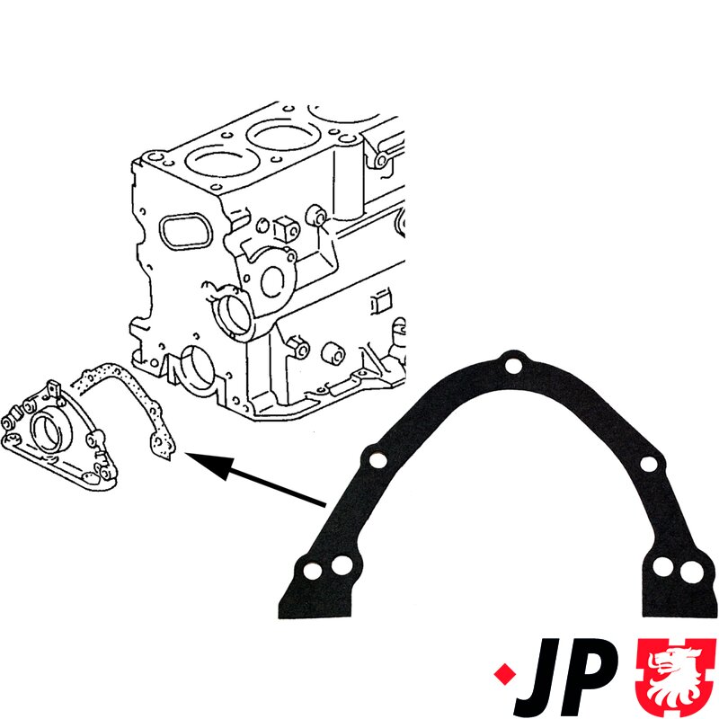 T25,T4,G1,G2,G3 Crankshaft Flange Gasket