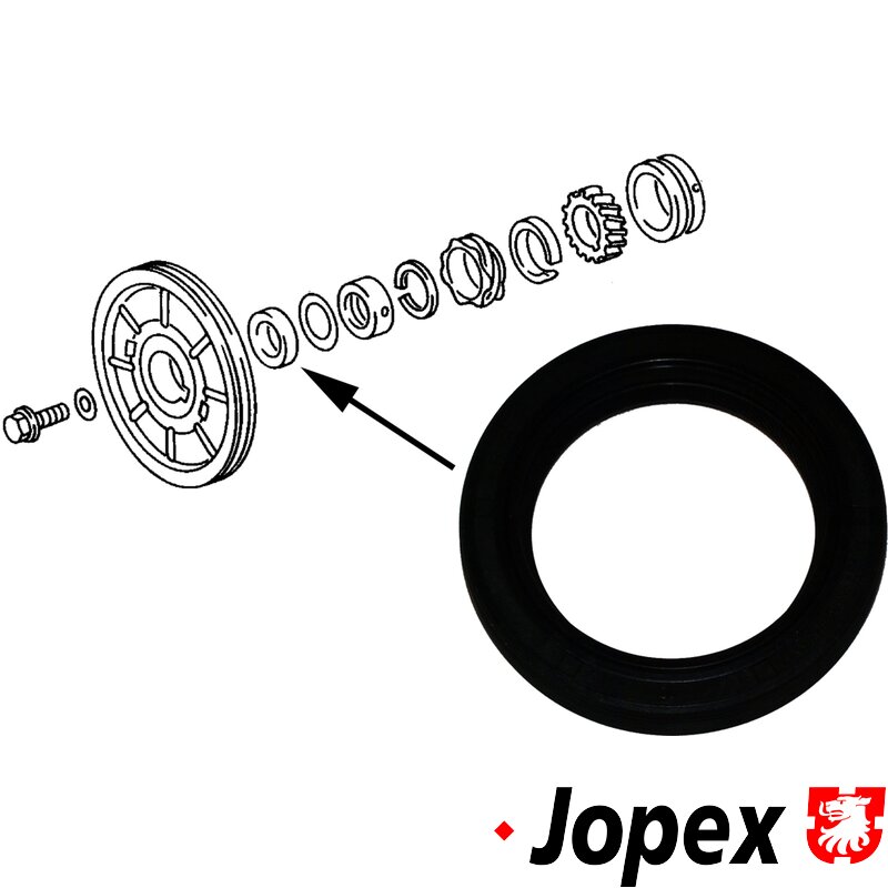 Waterboxer Crankshaft Main Oil Seal - Pulley End (Small)