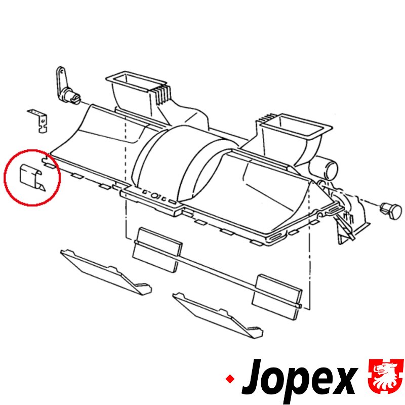 T25,T4,T5,G1,G2 Heater Box Clip