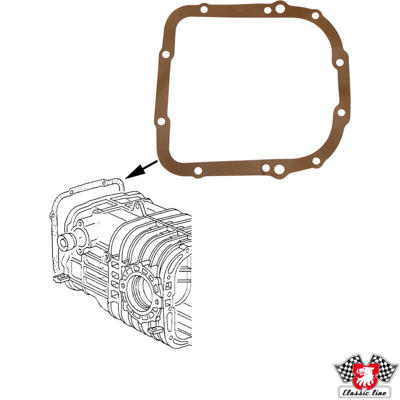 **ON SALE** Type 25 Gearbox Gasket (4 Speed Manual) - Intermediate Gasket