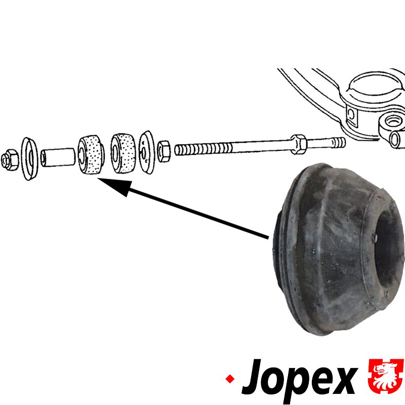 Type 25 Control Arm Radius Rod Rear or Outer Bush