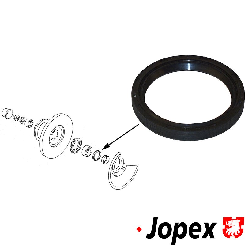 Type 25 Front Hub Seal (Not Syncro)