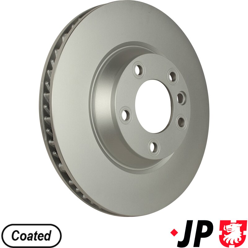 Touareg Front Brake Disc (350mm Vented) - Left