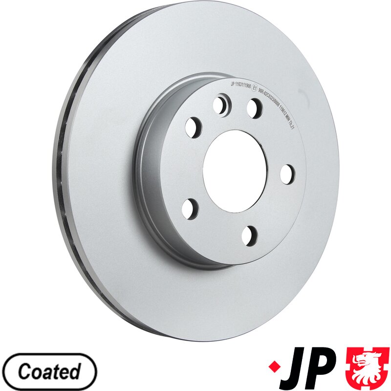 Sharan Front Brake Disc (288mmx25mm Vented)