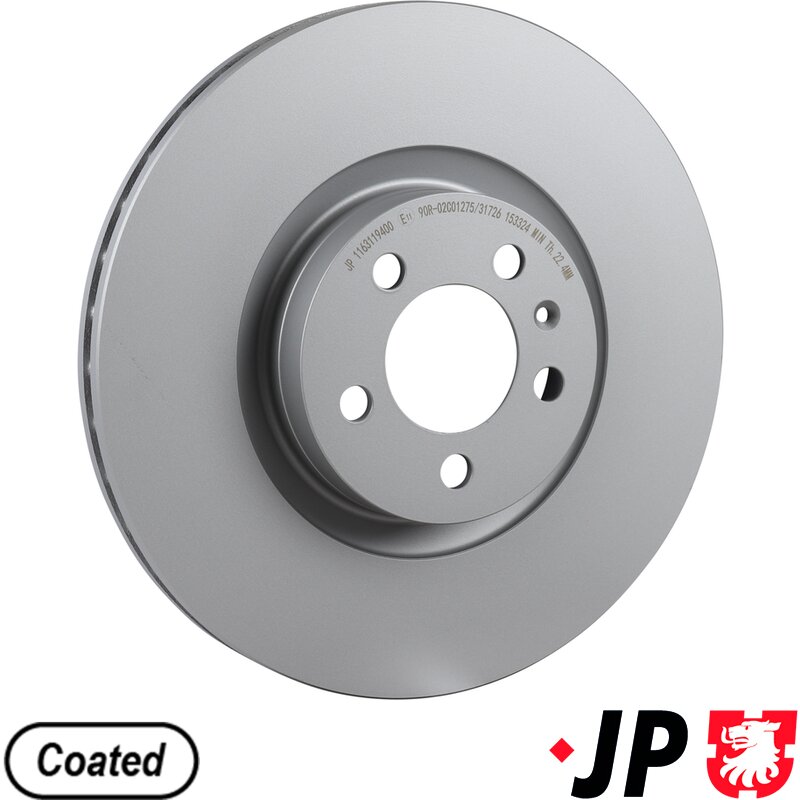 Mk6 Polo Front Brake Disc (312mm Vented)