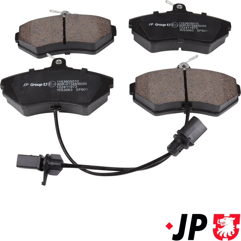 Passat Front Brake Pads (With Wear Sensors)