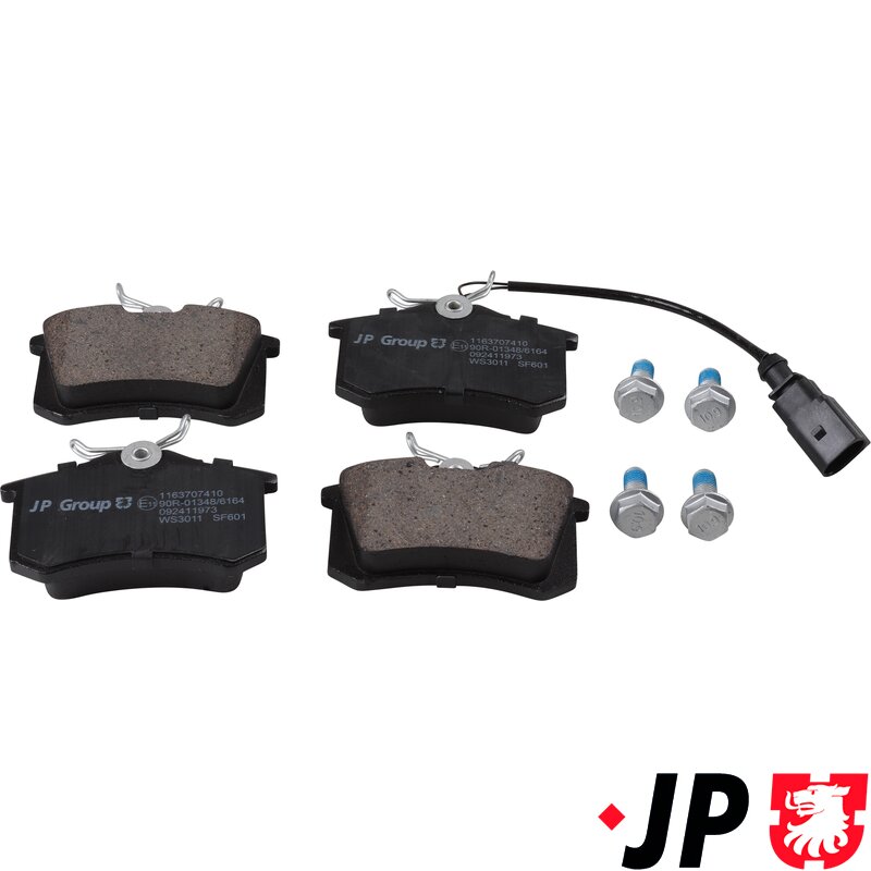 Sharan Rear Brake Pads (With Wear Sensors)