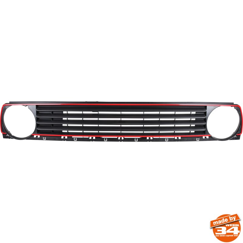 G2 Front Badgeless Grille - Single Headlight (GTI Look)