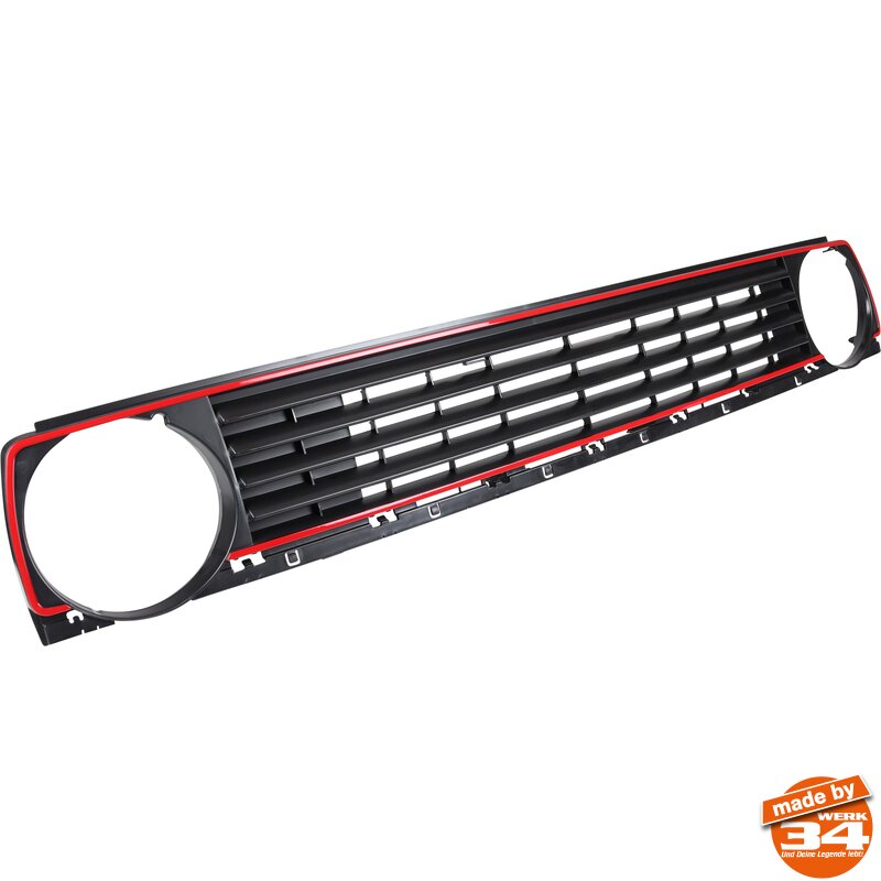 G2 Front Badgeless Grille - Single Headlight (GTI Look)