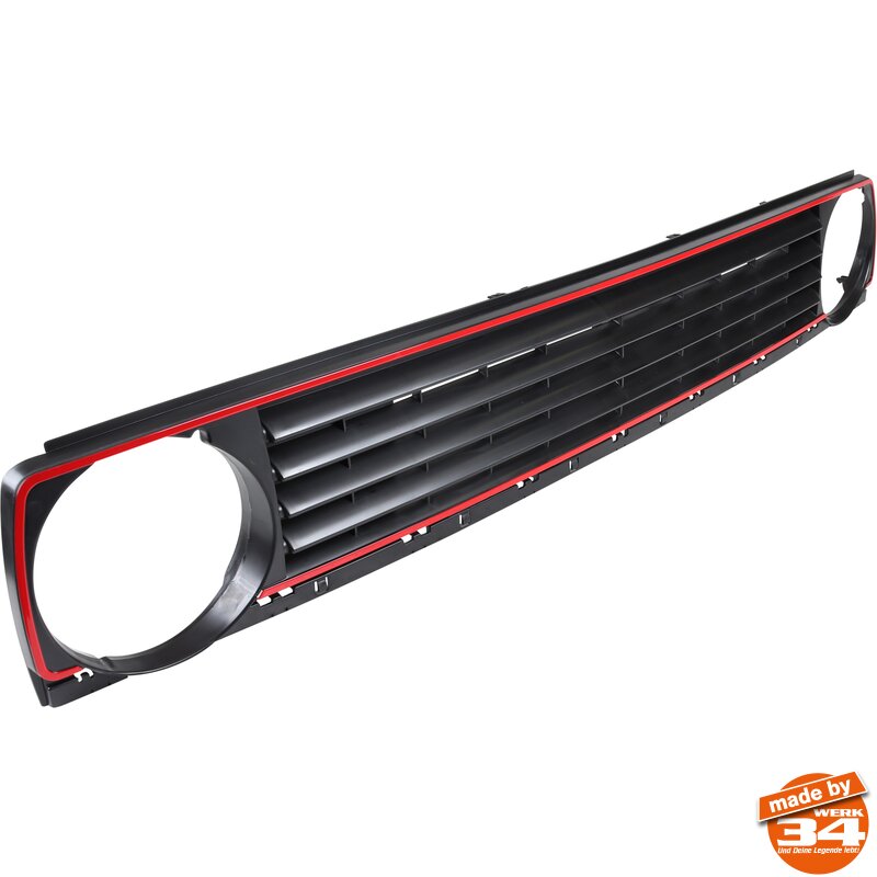G2 Front Badgeless Grille - Single Headlight (GTI Look)