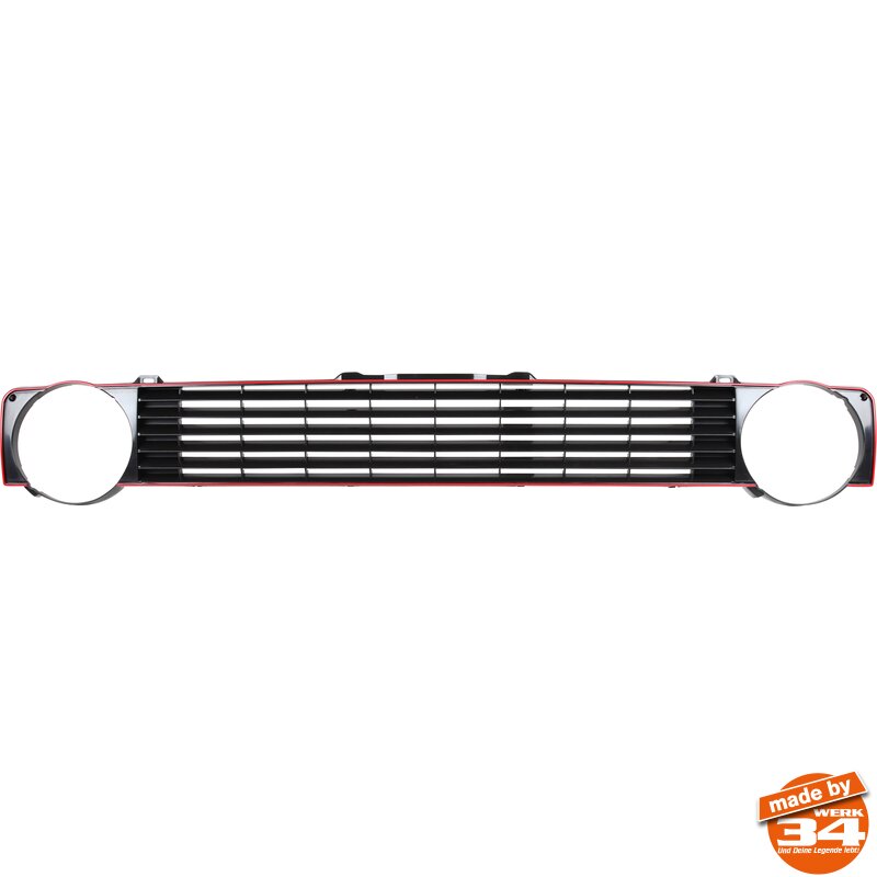 G1 Front Badgeless Grille - Single Headlight (GTI Look)