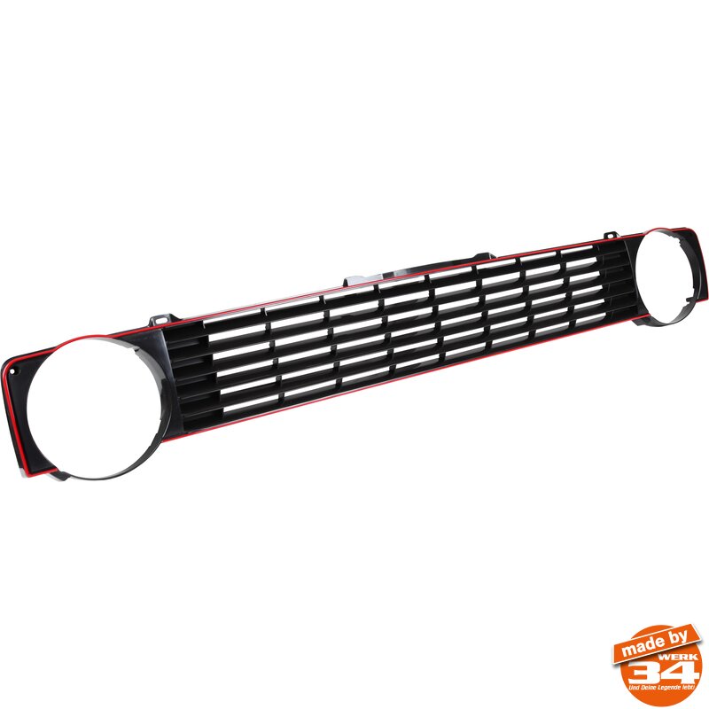 G1 Front Badgeless Grille - Single Headlight (GTI Look)