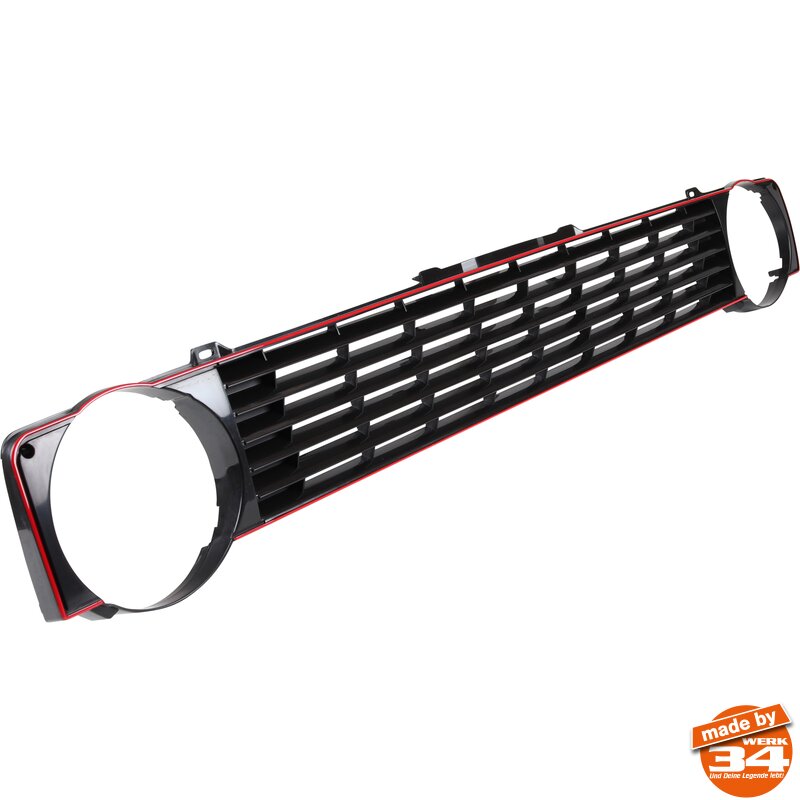 G1 Front Badgeless Grille - Single Headlight (GTI Look)