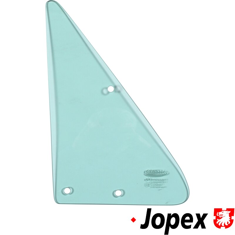 Type 25 Cab Door Opening Quarter Light Glass - Right - Green Tinted Glass