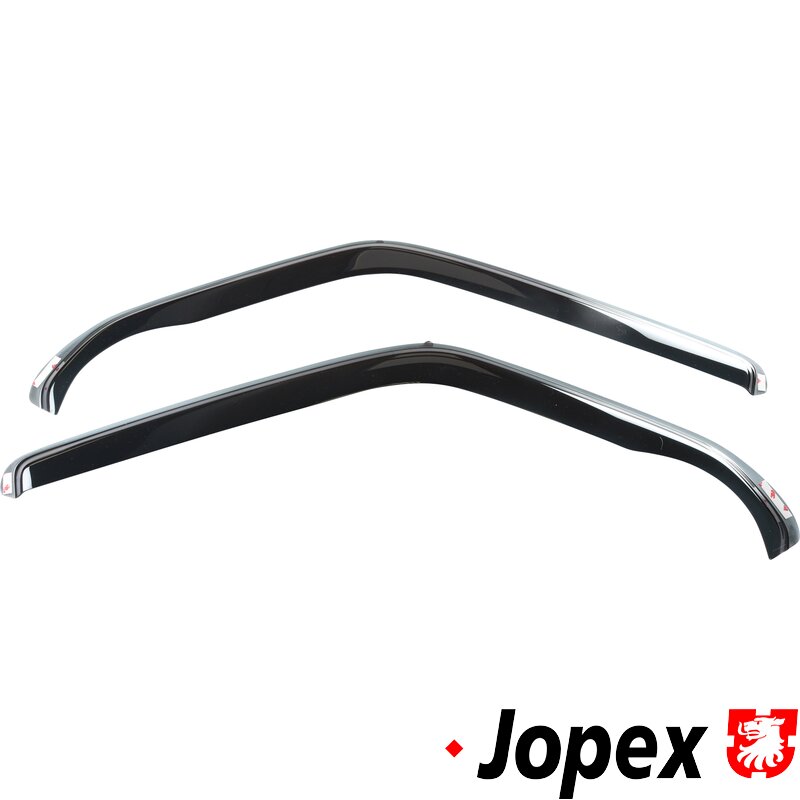 T4 Cab Door Wind Deflectors - Smoked