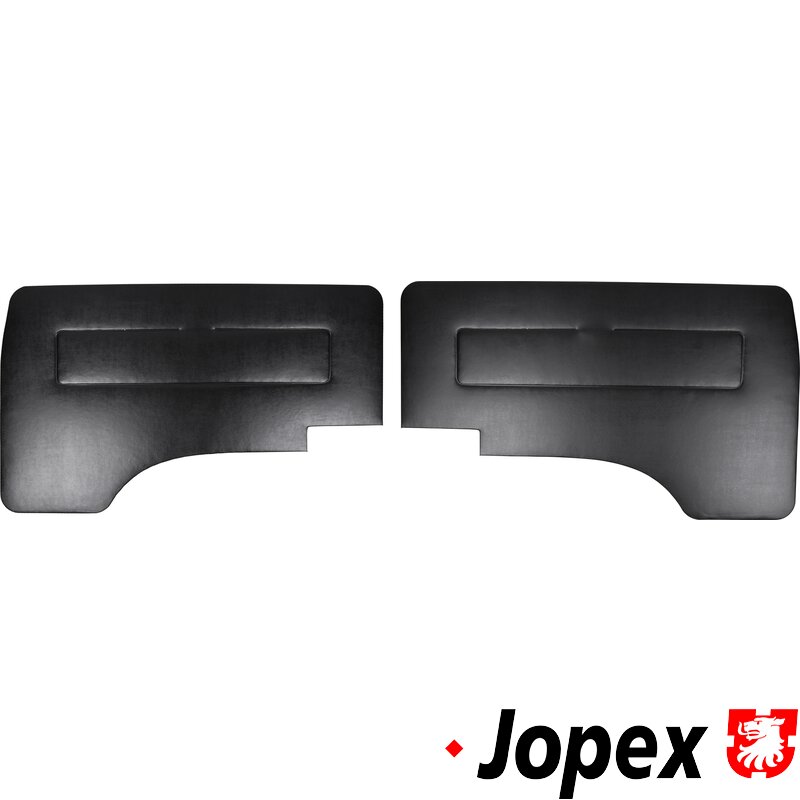 Type 25 Cab Door Panel Kit Black Vinyl