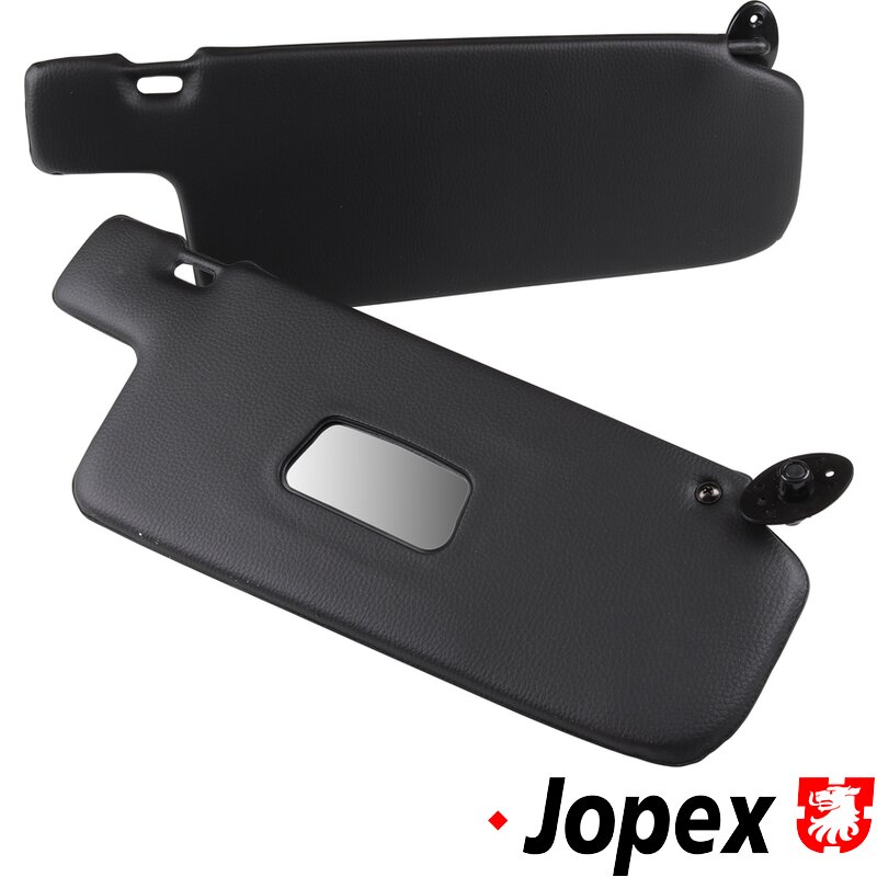 G1 Black Sunvisors - LHD - Mirror On Right Hand Sunvisor