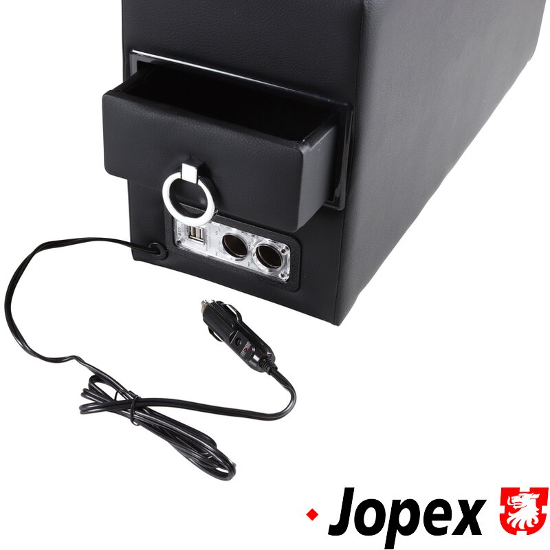 T25,T4,T5,T6 Centre Console With USB Sockets And LED Lighting - Black