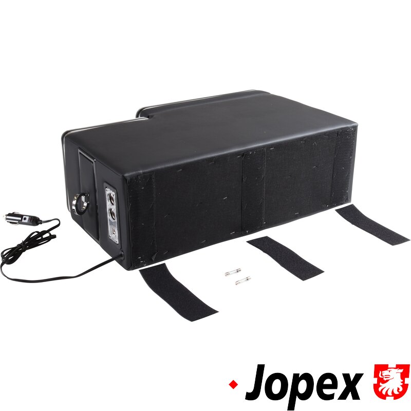 T25,T4,T5,T6 Centre Console With USB Sockets And LED Lighting - Black
