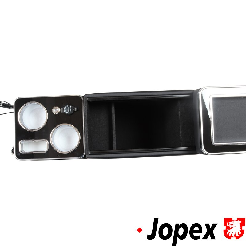 T25,T4,T5,T6 Centre Console With USB Sockets And LED Lighting - Black