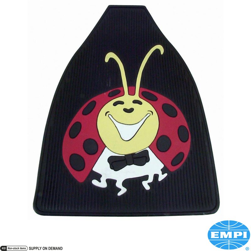 Gulvmattesett med Lady Bug logo foran, 2 stk