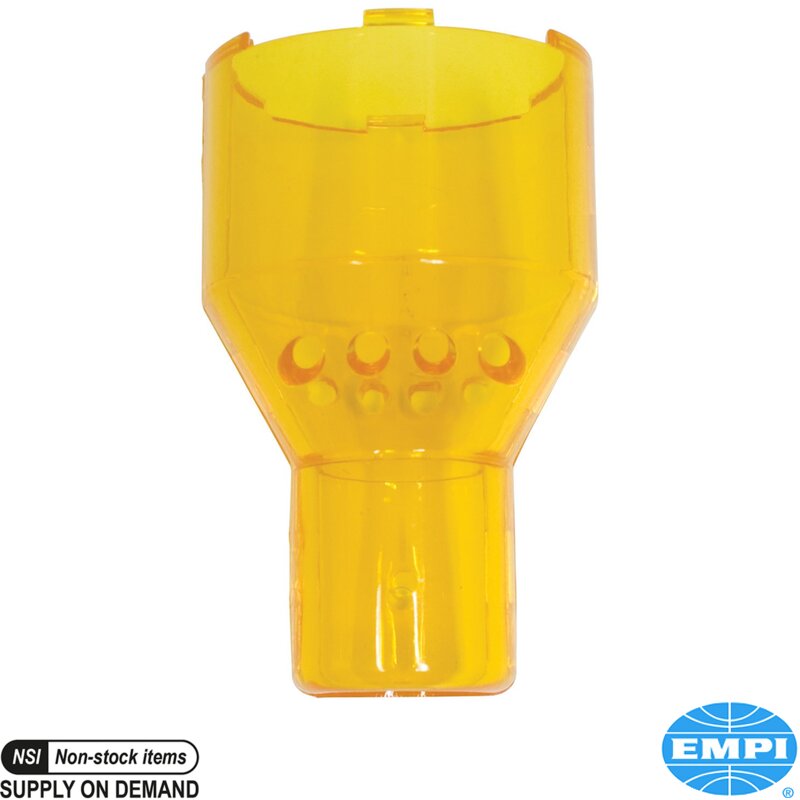 Lampeskjold for piskelampe, gul