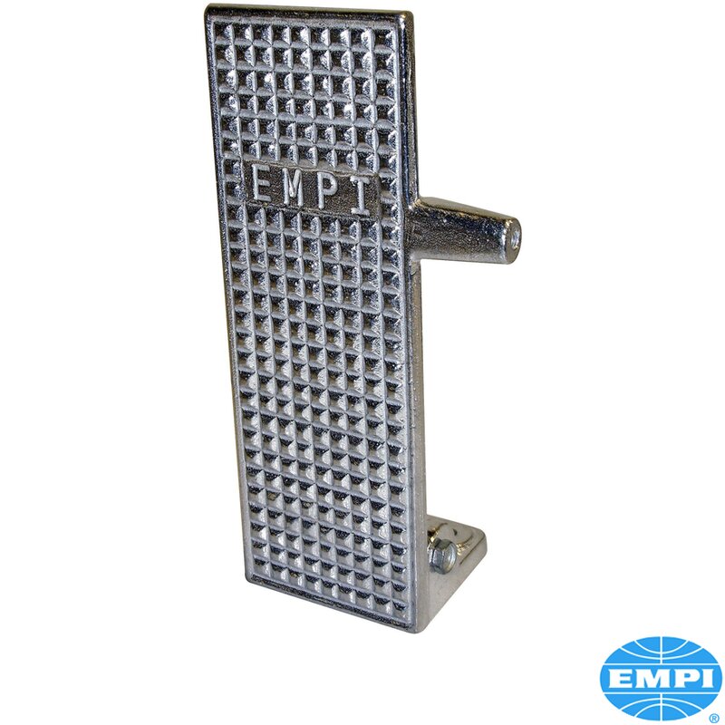Gasspedal, støpt aluminium, universal. Kabelfeste har 10-32 gjenger