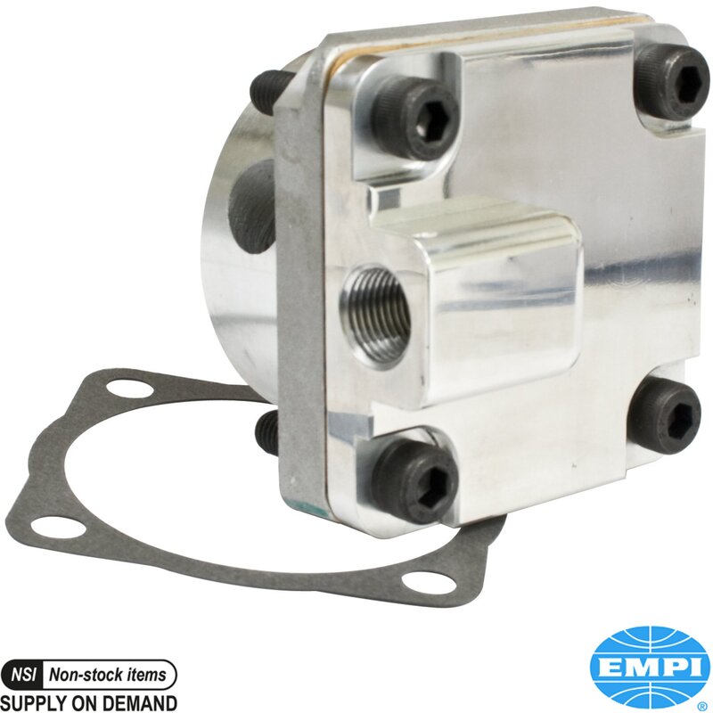 Full Flow oljepumpe med flatt kamgir, 32 mm gir, Billet-stil, aluminium