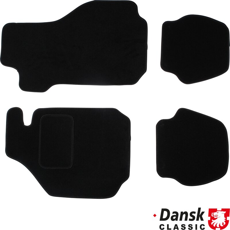 Porsche 911 Floor Mat Set, 4 Pcs., Black
