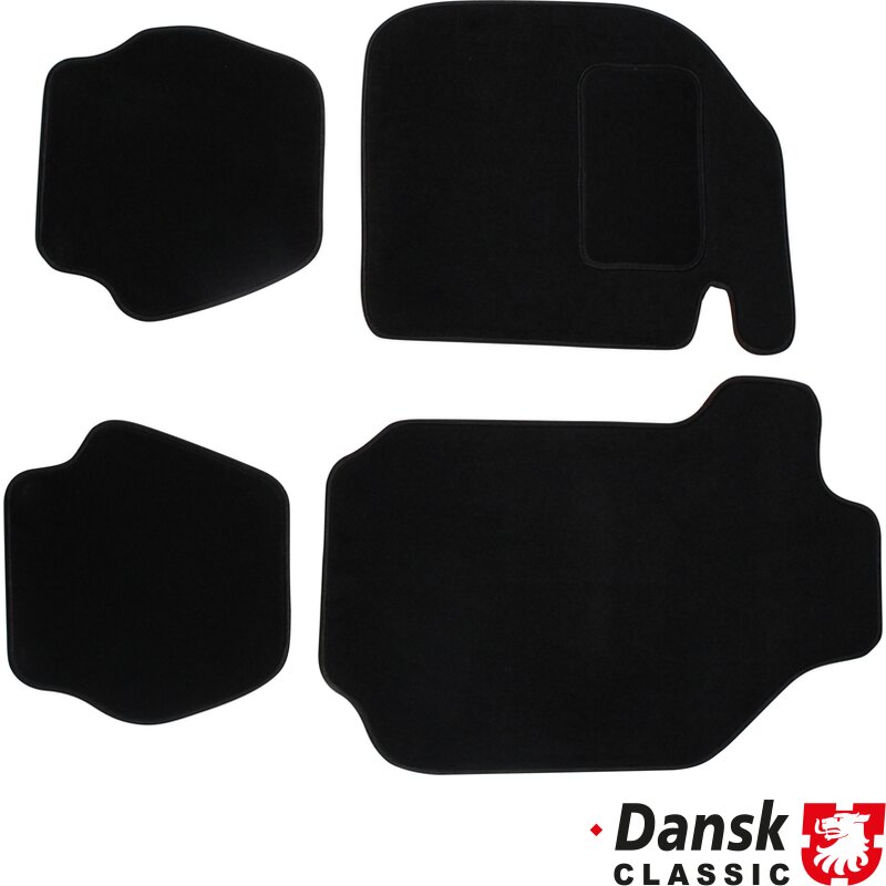 Porsche 911 Floor Mat Set, 4 Pcs., Black