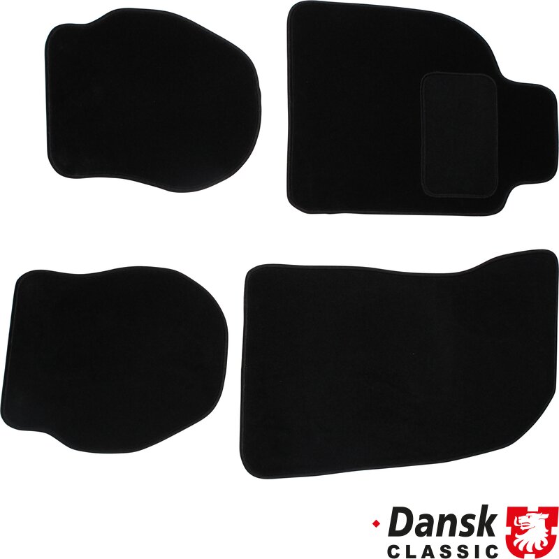 Porsche 964,993 Floor Mat Set, 4 Pcs., Black