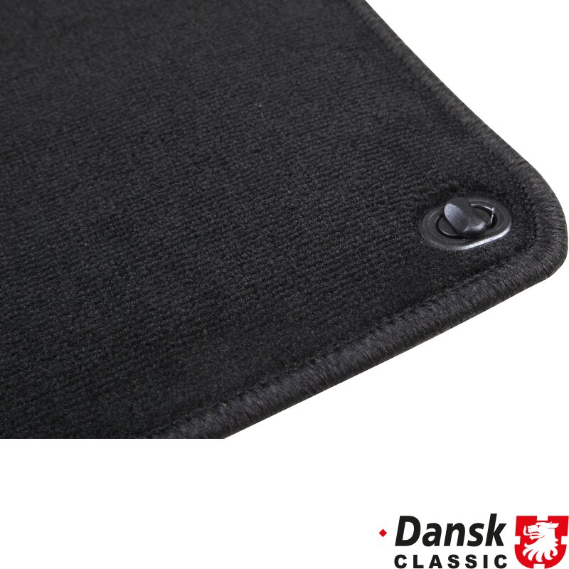 Porsche 911 Floor Mat Set With Clips, 4 Pcs., Black